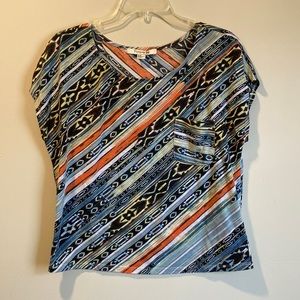 Patterned Pocket Shortsleeved Tee